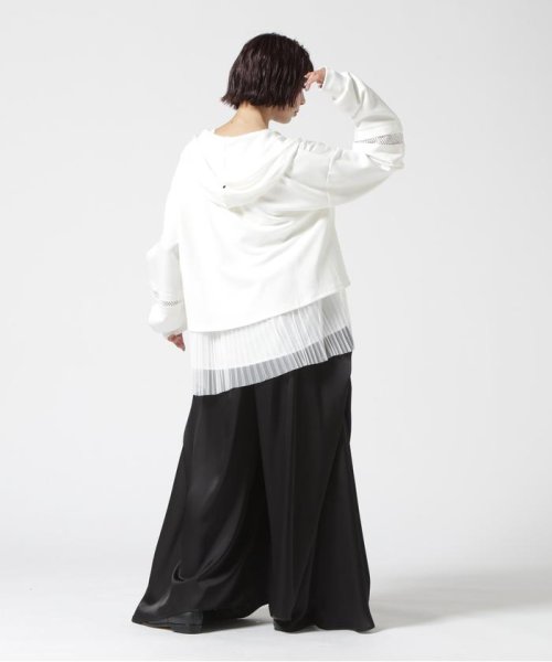 AULA AILA/アウラアイラ/別注プリーツフーディー AULA