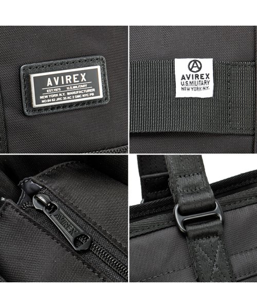 AVIREX(AVIREX)/アヴィレックス アビレックス バッグ トートバッグ メンズ ブランド ファスナー付き 大きめ 大容量 A4 B4 AVIREX AX2054/img13