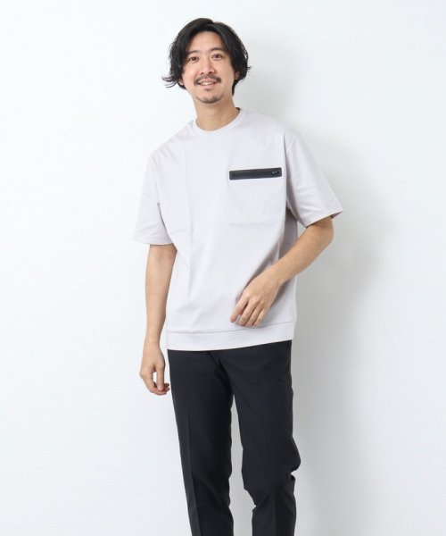 Stutostein(シュテットシュタイン)/シルケットスムース 圧着ジップポケットTシャツ/img25