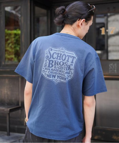 Schott(ショット)/SS T－SHIRT IRON PLATE/アイアンプレート Tシャツ/img14