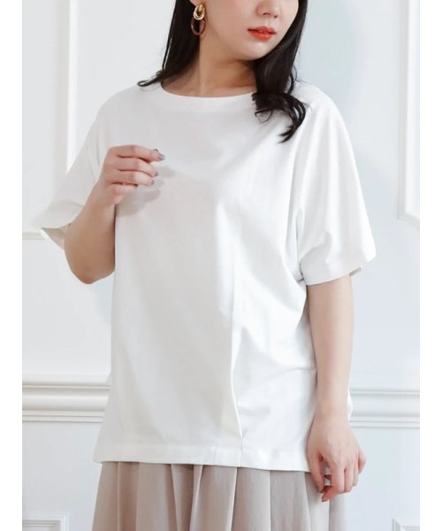Re-J＆SUPURE(リジェイアンドスプル)/裾タックゆるTシャツ/img10