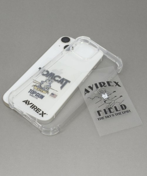 AVIREX(AVIREX)/iPhone15/14/13 AVIREX [耐衝撃クリアケース/カードステッカーAセット]/img13