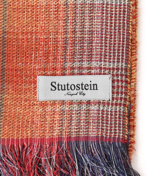 Stutostein(シュテットシュタイン)/グラデーションチェックストール  /img03