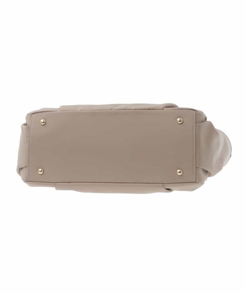 【2WAY/撥水加工】レザーポイントナイロントートバッグ 