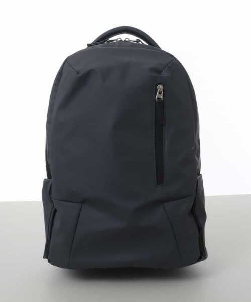 [AGS搭載/大容量]ラウンドジップデザインバックパック 