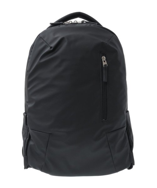 [AGS搭載/大容量]ラウンドジップデザインバックパック 
