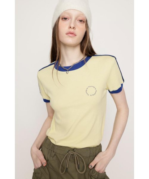 SLY(スライ)/LINGER NECK LINE COMPACT Tシャツ/img08