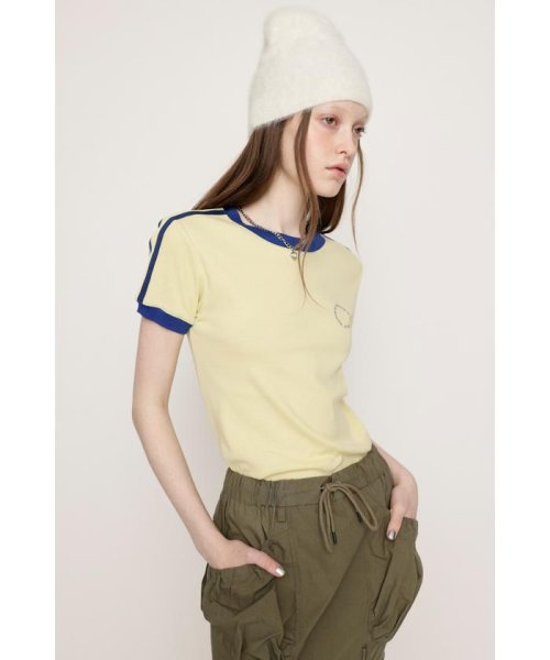 SLY(スライ)/LINGER NECK LINE COMPACT Tシャツ/img09