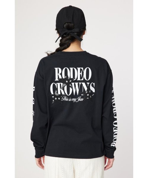 RODEO CROWNS WIDE BOWL(ロデオクラウンズワイドボウル)/バンダナスターアップリケL/S Tシャツ/img14