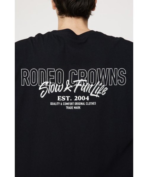 RODEO CROWNS WIDE BOWL(ロデオクラウンズワイドボウル)/ロゴレイヤードL/S Tシャツ/img09