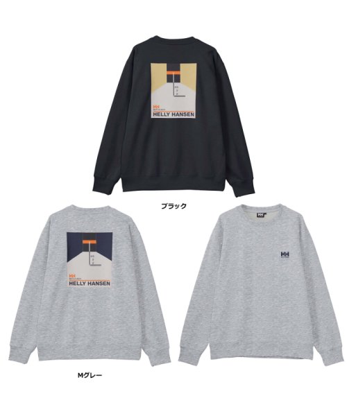HELLY　HANSEN ヘリーハンセン アウトドア ボトルバックグラフィックスウェットクルー 