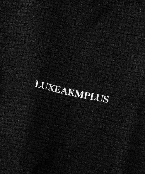 LUXEAKMPLUS(LUXEAKMPLUS)/LUXEAKMPLUS(リュクスエイケイエムプラス)ゴルフ バックロゴベンチレーションポロシャツ/img48