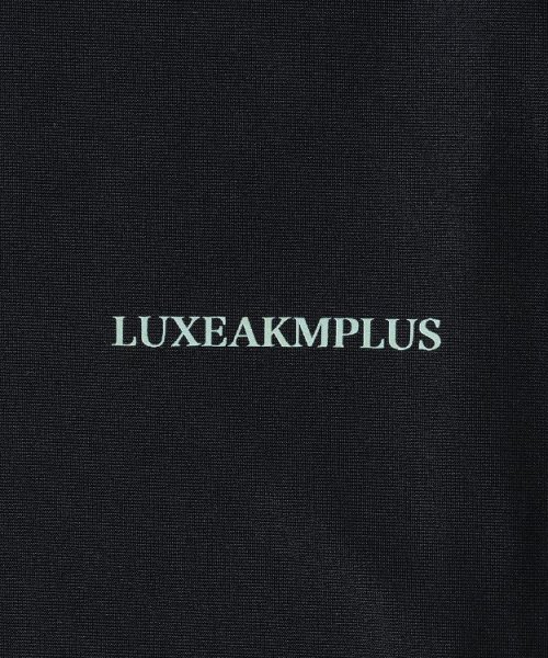 LUXEAKMPLUS(LUXEAKMPLUS)/LUXEAKMPLUS(リュクスエイケイエムプラス)ゴルフ バックロゴ半袖モックネックTシャツ/img23