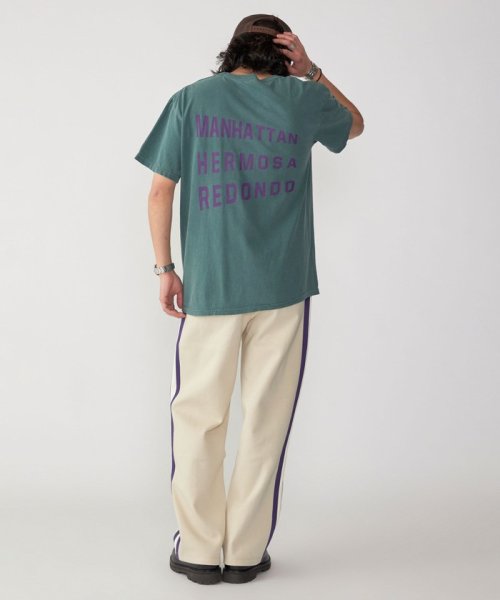 SHIPS MEN(シップス　メン)/*【SHIPS別注】THE DAY ON THE BEACH: ガーメントダイ プリント Tシャツ/img08