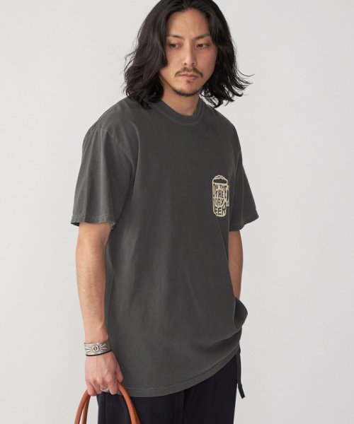 SHIPS MEN(シップス　メン)/*【SHIPS別注】THE DAY ON THE BEACH: ガーメントダイ プリント Tシャツ/img14