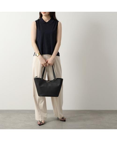 VALENTINO トートバッグ B0N07TAG レザー ロックスタッズ VALENTINO トートバッグ レザー