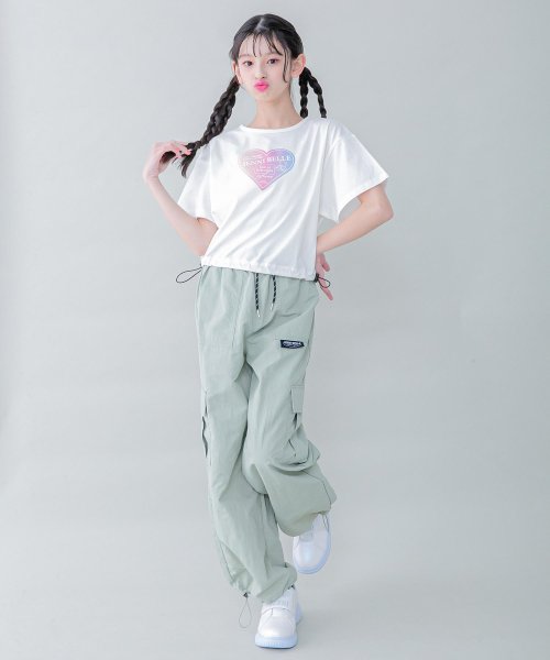 JENNI belle(ジェニィベル)/【WEB限定】すそスピンドルショート丈Tシャツ/img02