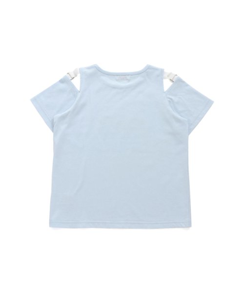 JENNI belle(ジェニィベル)/【WEB限定】肩あきロゴテープTシャツ/img10