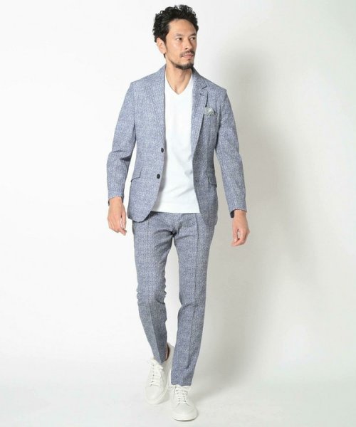 Men's Bigi(メンズビギ)/【ACTIVE TAILOR】シルケットスムースVネックカットソー/img08