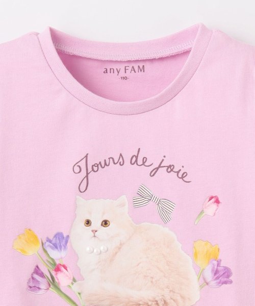 anyFAM（KIDS）(エニファム（キッズ）)/フォトプリント ネコ Tシャツ/img13