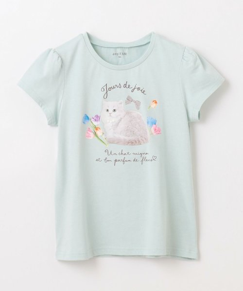 anyFAM（KIDS）(エニファム（キッズ）)/フォトプリント ネコ Tシャツ/img10