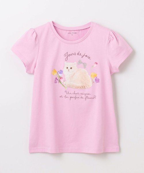 anyFAM（KIDS）(エニファム（キッズ）)/フォトプリント ネコ Tシャツ/img11