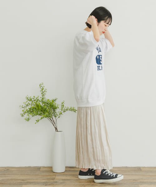 ITEMS URBANRESEARCH(アイテムズ アーバンリサーチ（レディース）)/シャイニープリーツスカート/img04