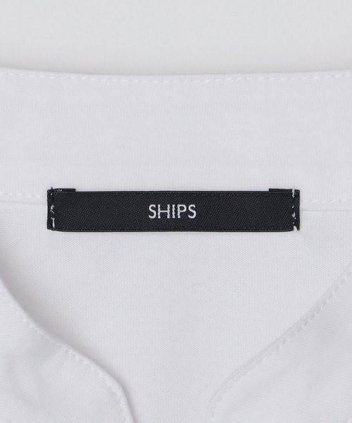 SHIPS MEN(シップス　メン)/*SHIPS:〈接触冷感〉アイスタッチ プレーティングジャージー パイピング バンドカラーポロシャツ/img28