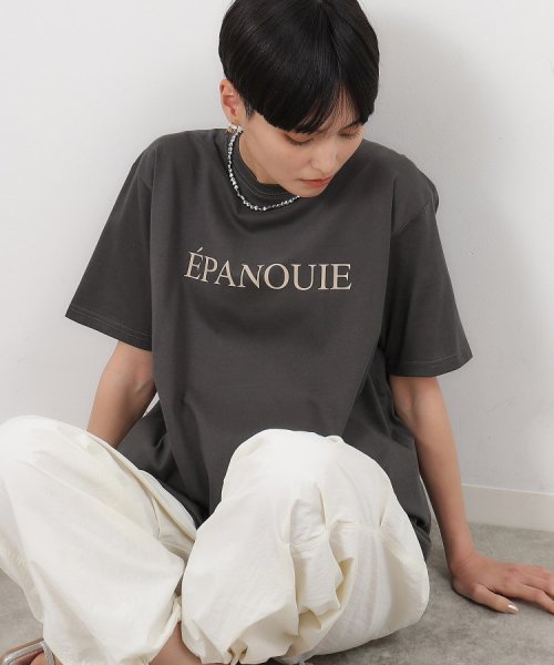 OPAQUE.CLIP(オペークドットクリップ)/《Oggi掲載》コンパクトロゴプリントTシャツ/img01