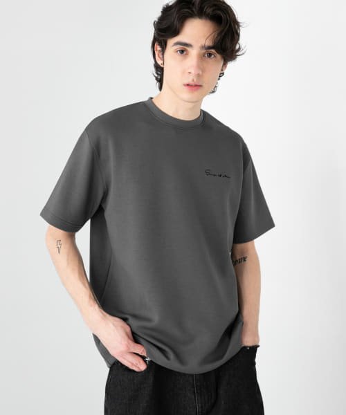 SENSE OF PLACE by URBAN RESEARCH(センスオブプレイス バイ アーバンリサーチ)/『ユニセックス』シシュウダンボールポンチTシャツ(5分袖)/img21