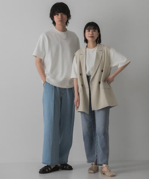 SENSE OF PLACE by URBAN RESEARCH(センスオブプレイス バイ アーバンリサーチ)/『ユニセックス』ダンボールポンチTシャツ(5分袖)/img17