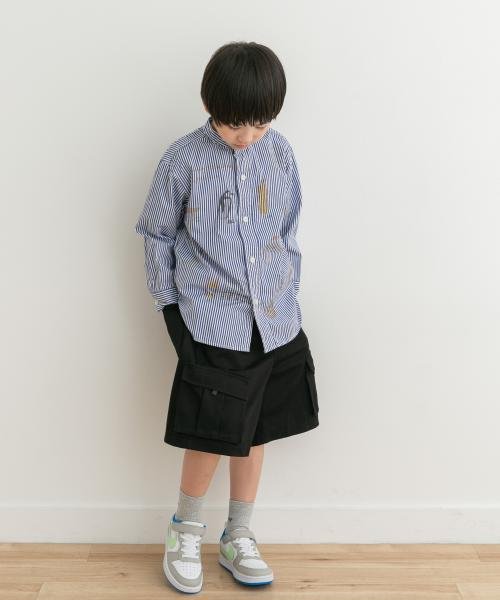 URBAN RESEARCH DOORS（Kids）(アーバンリサーチドアーズ（キッズ）)/DENIM DUNGAREE　シーチング ラクガキシャツ(KIDS)(110－120cm)/img03