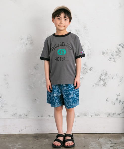 URBAN RESEARCH DOORS（Kids）(アーバンリサーチドアーズ（キッズ）)/『別注』Champion×DOORS　ベーシックリンガーTシャツ(KIDS)(105－135cm)/img03