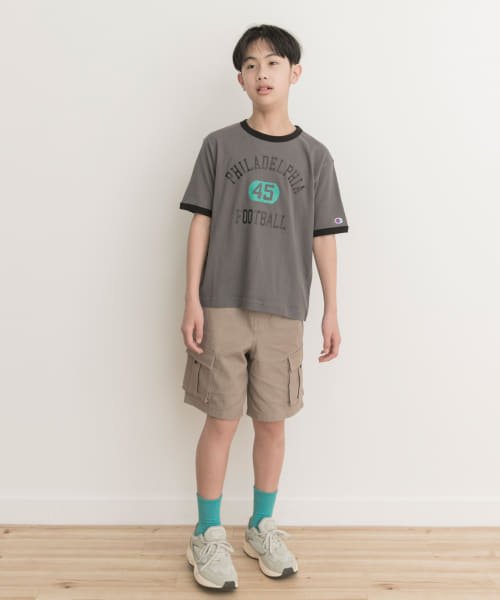 URBAN RESEARCH DOORS（Kids）(アーバンリサーチドアーズ（キッズ）)/『WEB/一部店舗限定』『別注』Champion×DOORS　ベーシックリンガーTシャツ(KIDS)(150cm)/img08