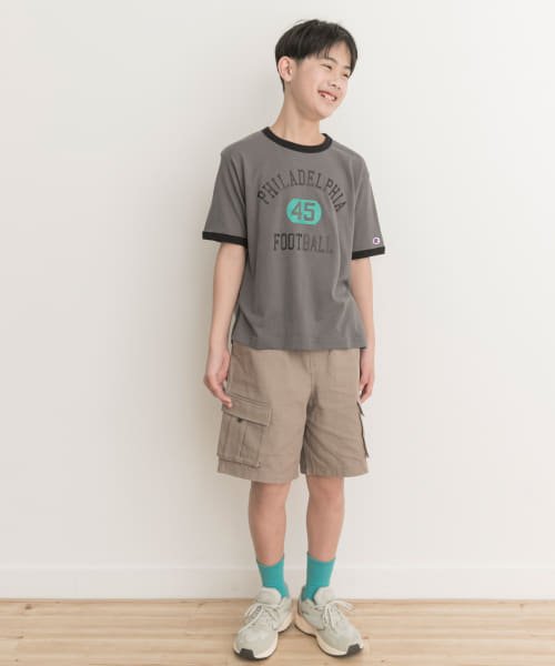 URBAN RESEARCH DOORS（Kids）(アーバンリサーチドアーズ（キッズ）)/『WEB/一部店舗限定』『別注』Champion×DOORS　ベーシックリンガーTシャツ(KIDS)(150cm)/img11