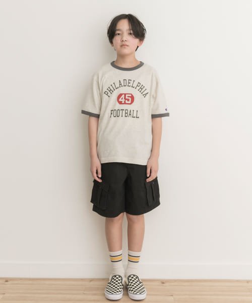 URBAN RESEARCH DOORS（Kids）(アーバンリサーチドアーズ（キッズ）)/『WEB/一部店舗限定』『別注』Champion×DOORS　ベーシックリンガーTシャツ(KIDS)(150cm)/img19