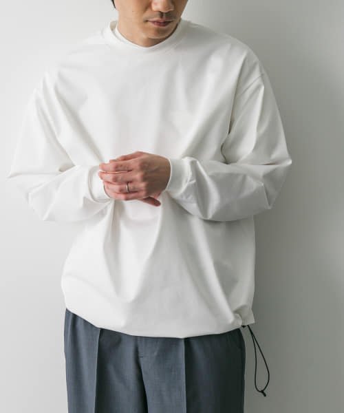 URBAN RESEARCH DOORS(アーバンリサーチドアーズ)/『一部WEB限定カラー』URD Drawstring Long－sleeve T－shirts/img01