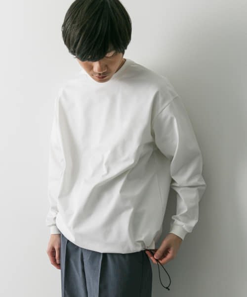 URBAN RESEARCH DOORS(アーバンリサーチドアーズ)/『一部WEB限定カラー』URD Drawstring Long－sleeve T－shirts/img04