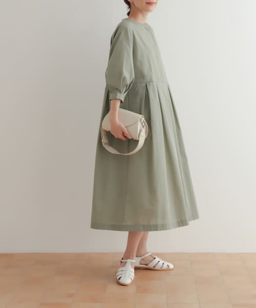 『UR TECH Smart Linen Touch』タックスリーブ切替ワンピース 人気・おすすめ｜使いやすい・旅行におすすめ 品質保証 全国発送