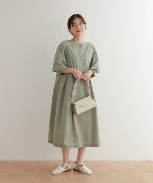 『UR TECH Smart Linen Touch』タックスリーブ切替ワンピース 人気・おすすめ｜使いやすい・旅行におすすめ 品質保証 全国発送