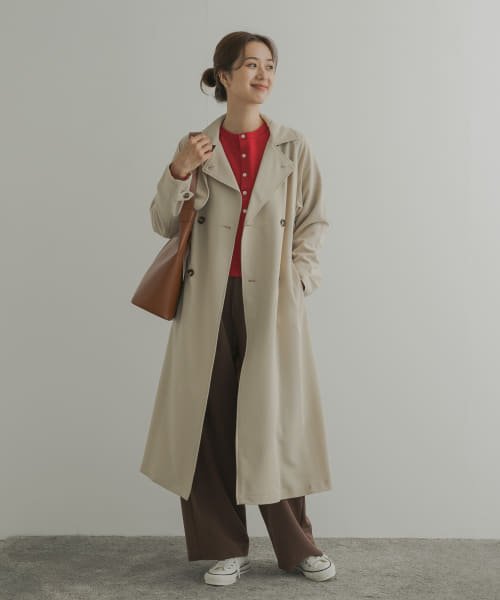 ロングトレンチコート 