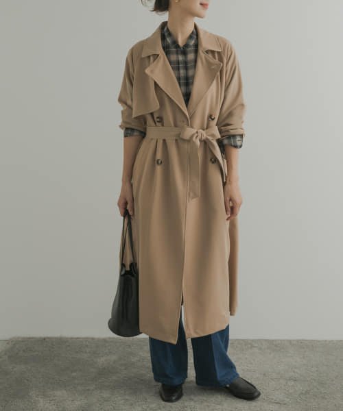 ロングトレンチコート 