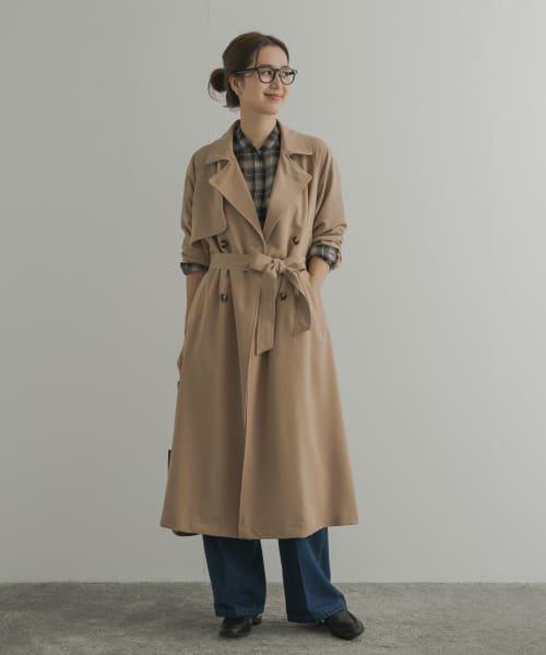 ロングトレンチコート 
