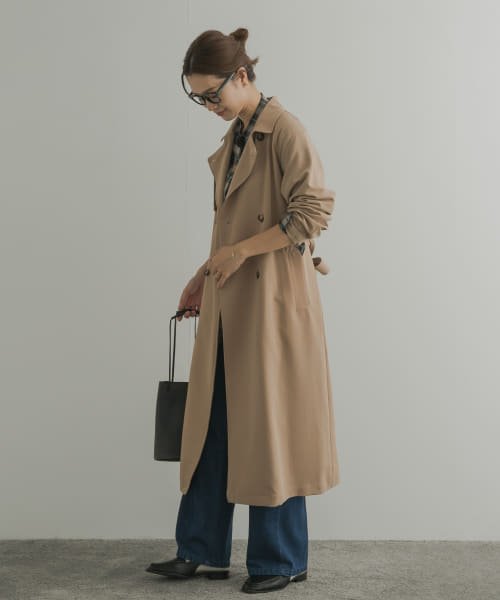 ロングトレンチコート 