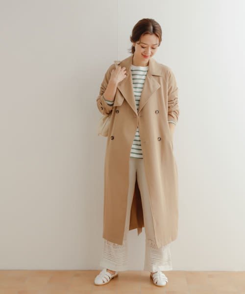 ロングトレンチコート 