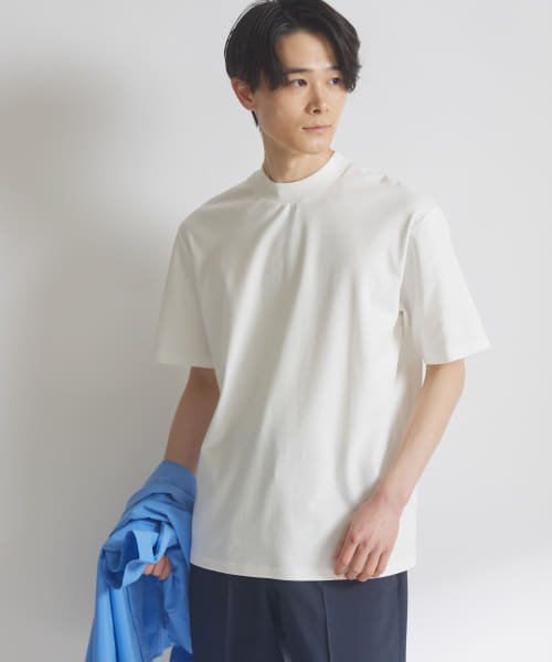 URBAN RESEARCH DOORS(アーバンリサーチドアーズ)/『UR TECH』防汚加工モックネックTシャツ/img01