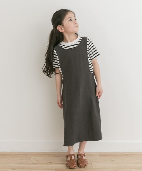 URBAN RESEARCH DOORS（Kids）(アーバンリサーチドアーズ（キッズ）)/『親子リンク』リネンレーヨンジャンパースカート(KIDS)/img03