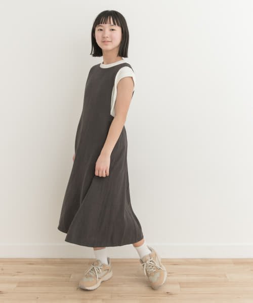 URBAN RESEARCH DOORS（Kids）(アーバンリサーチドアーズ（キッズ）)/『WEB/一部店舗限定』『親子リンク』リネンレーヨンジャンパースカート(KIDS)/img03