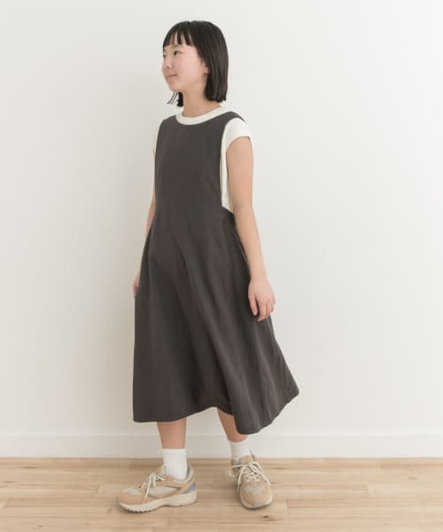 URBAN RESEARCH DOORS（Kids）(アーバンリサーチドアーズ（キッズ）)/『WEB/一部店舗限定』『親子リンク』リネンレーヨンジャンパースカート(KIDS)/img04