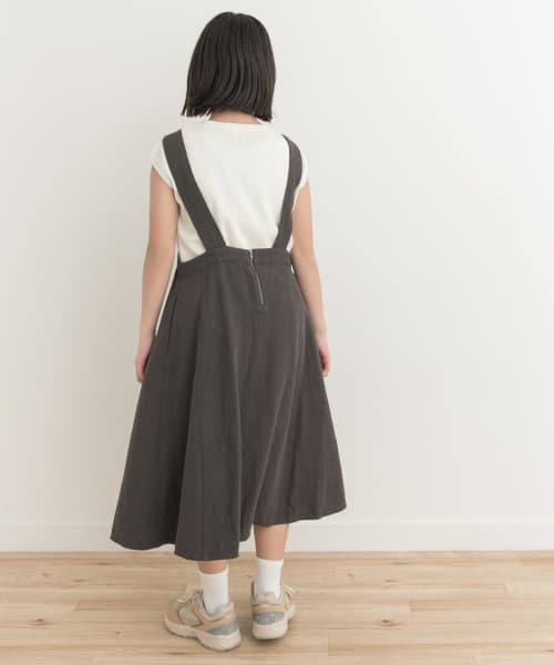 URBAN RESEARCH DOORS（Kids）(アーバンリサーチドアーズ（キッズ）)/『WEB/一部店舗限定』『親子リンク』リネンレーヨンジャンパースカート(KIDS)/img05